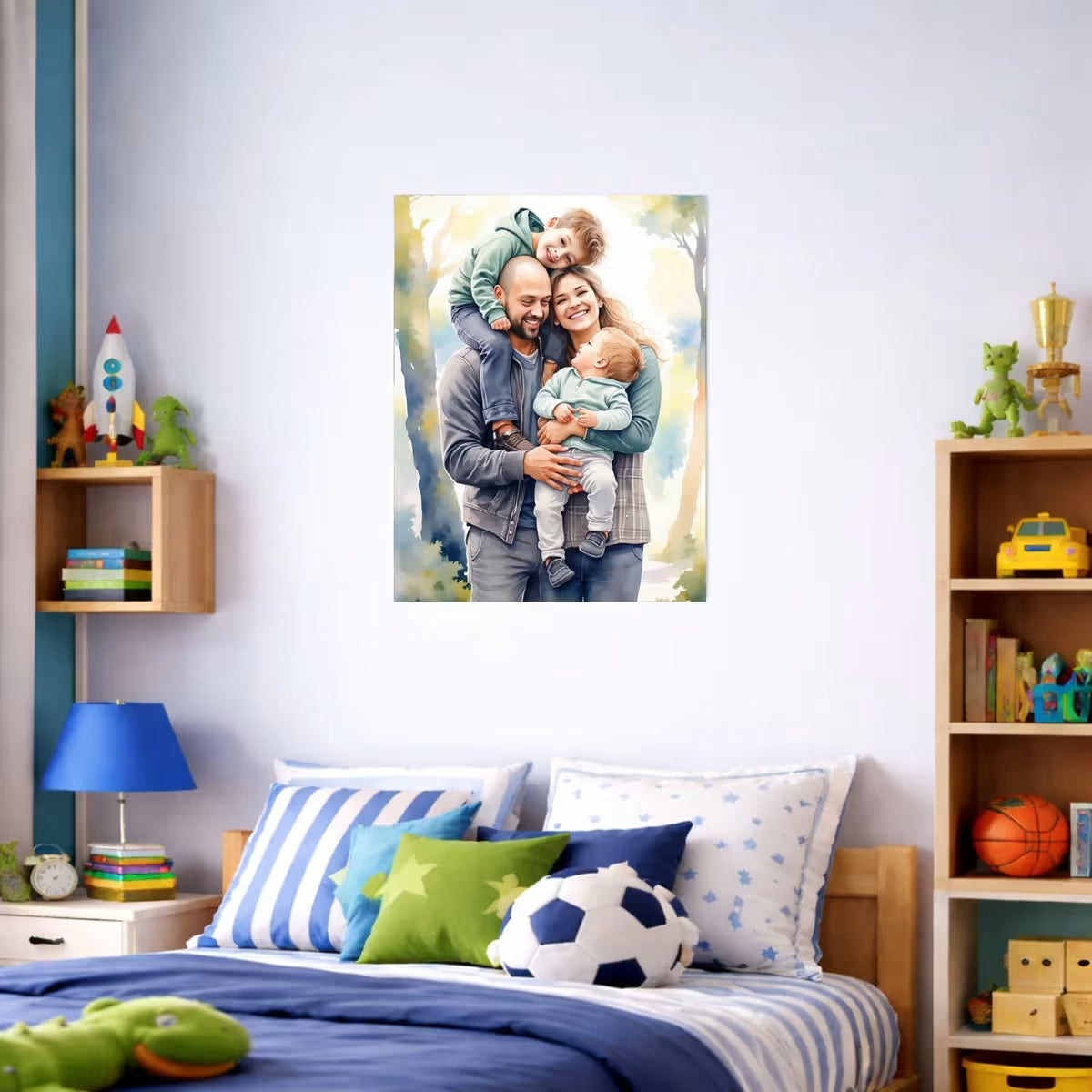 Classic Watercolor Portrait Secondary image