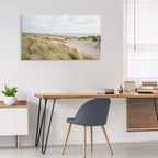 Beach Grass Landscape Canvas Wall Art Coastal Nature Decor