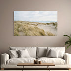 Beach Grass Landscape Canvas Wall Art Coastal Nature Decor