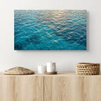 Turquoise Ocean Water Canvas Wall Art Tropical Sea Coastal